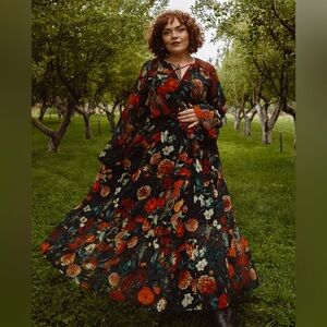 Ivy City Co Vibrant Floral Maxi Dress